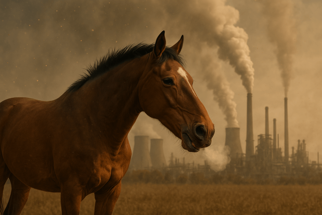 Waarom hoesten er steeds meer paarden?